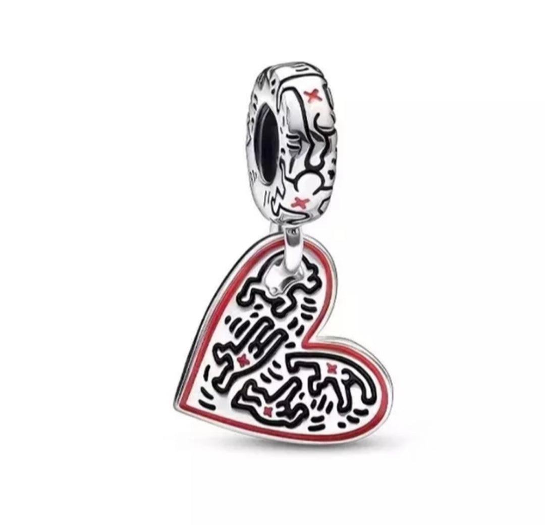 Charms Argent 925 Harry P - Rose Et Argenté - Neufs Sans Emballage