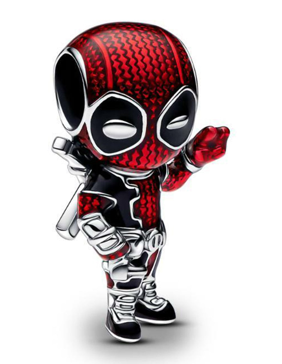 Charm Deadpool de plata s925 ✪ 𝔼𝕟𝕥𝕣𝕖𝕘𝕒 𝕀𝕟𝕞𝕖𝕕𝕚𝕒𝕥𝕒