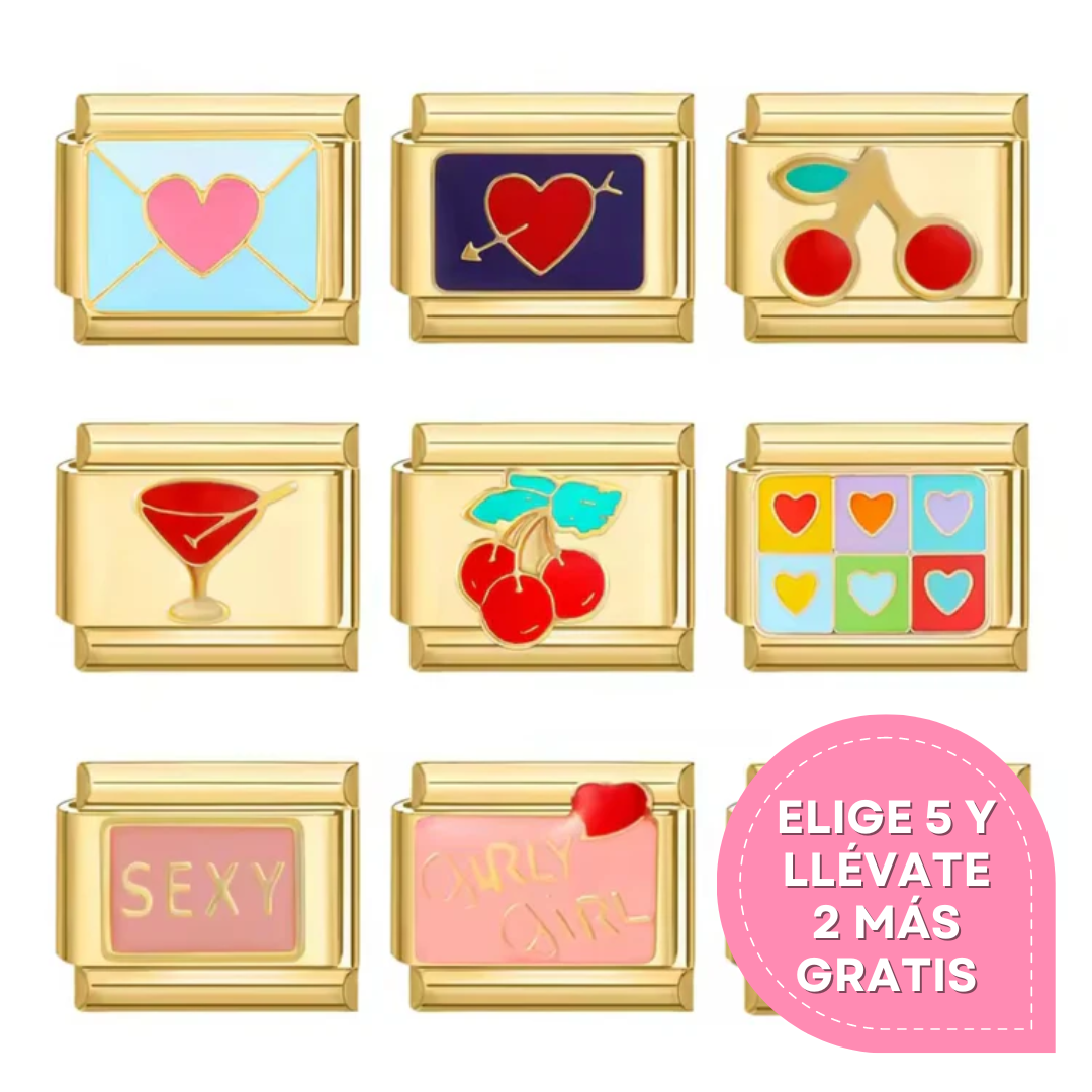 Charms Italianos de Colores