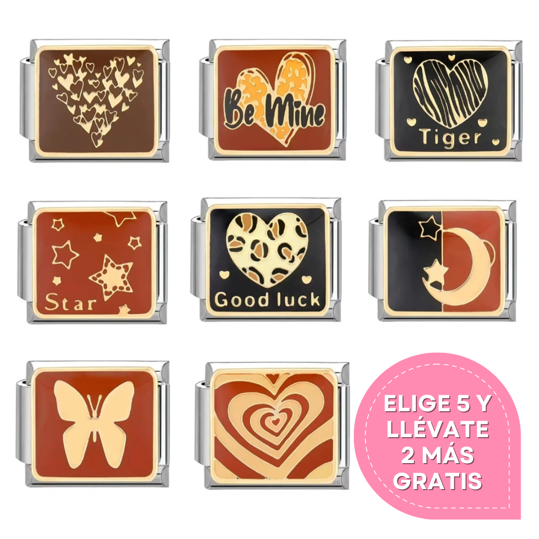 Charms Italianos de Animal Print