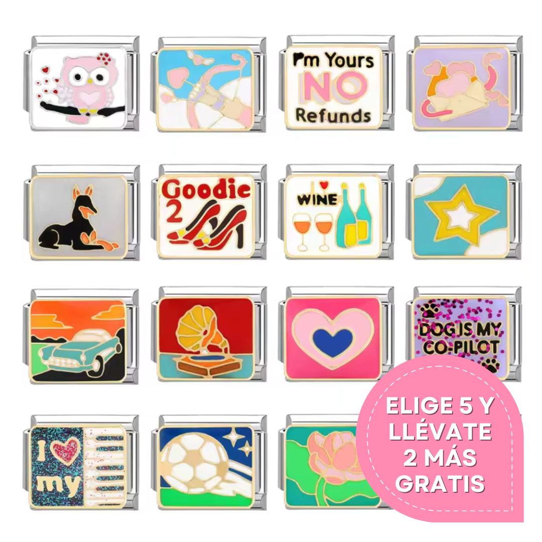 Charms italianos de Vida diaria