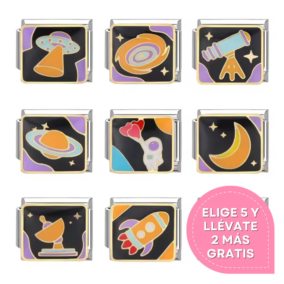 Charms Italianos del Espacio