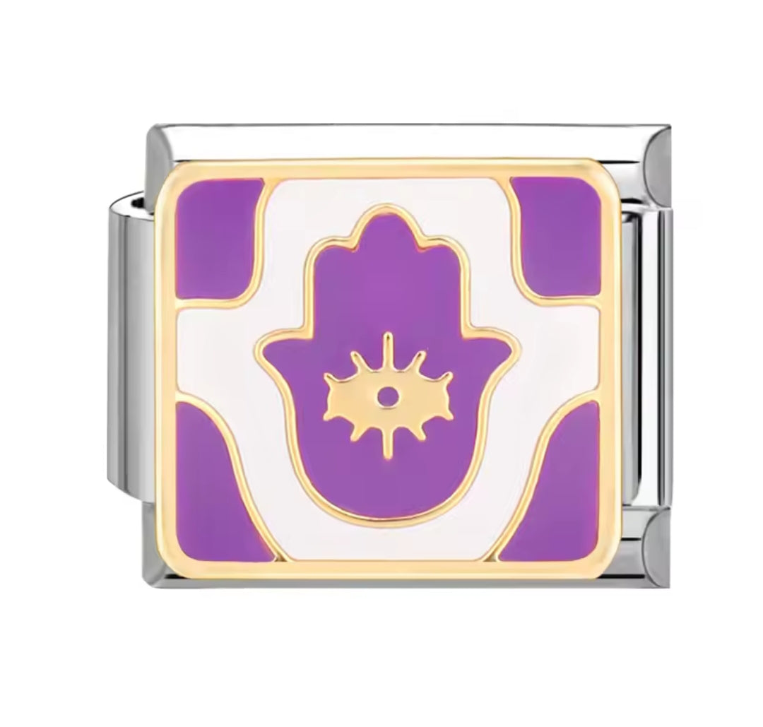Charms Italianos Magia Morada