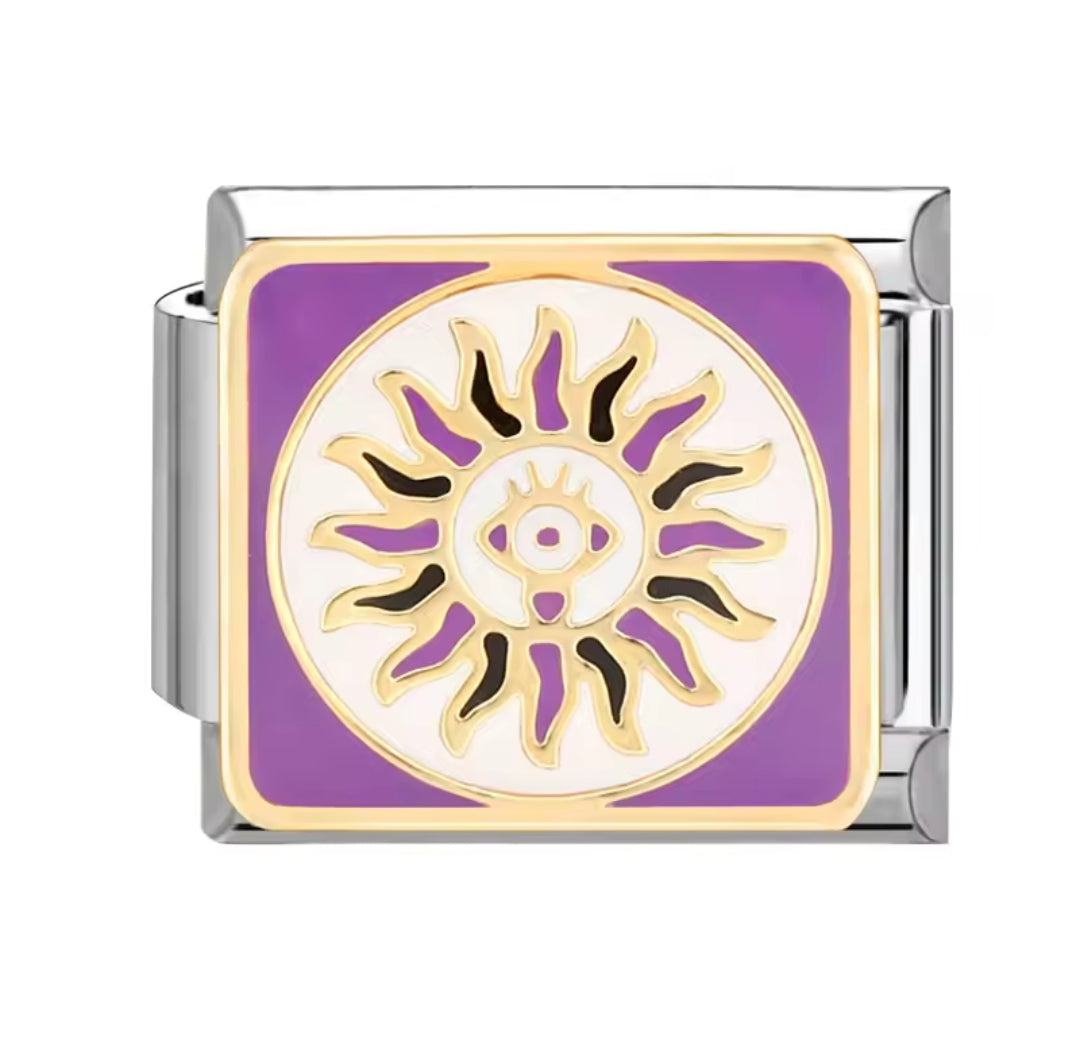 Charms Italianos Magia Morada