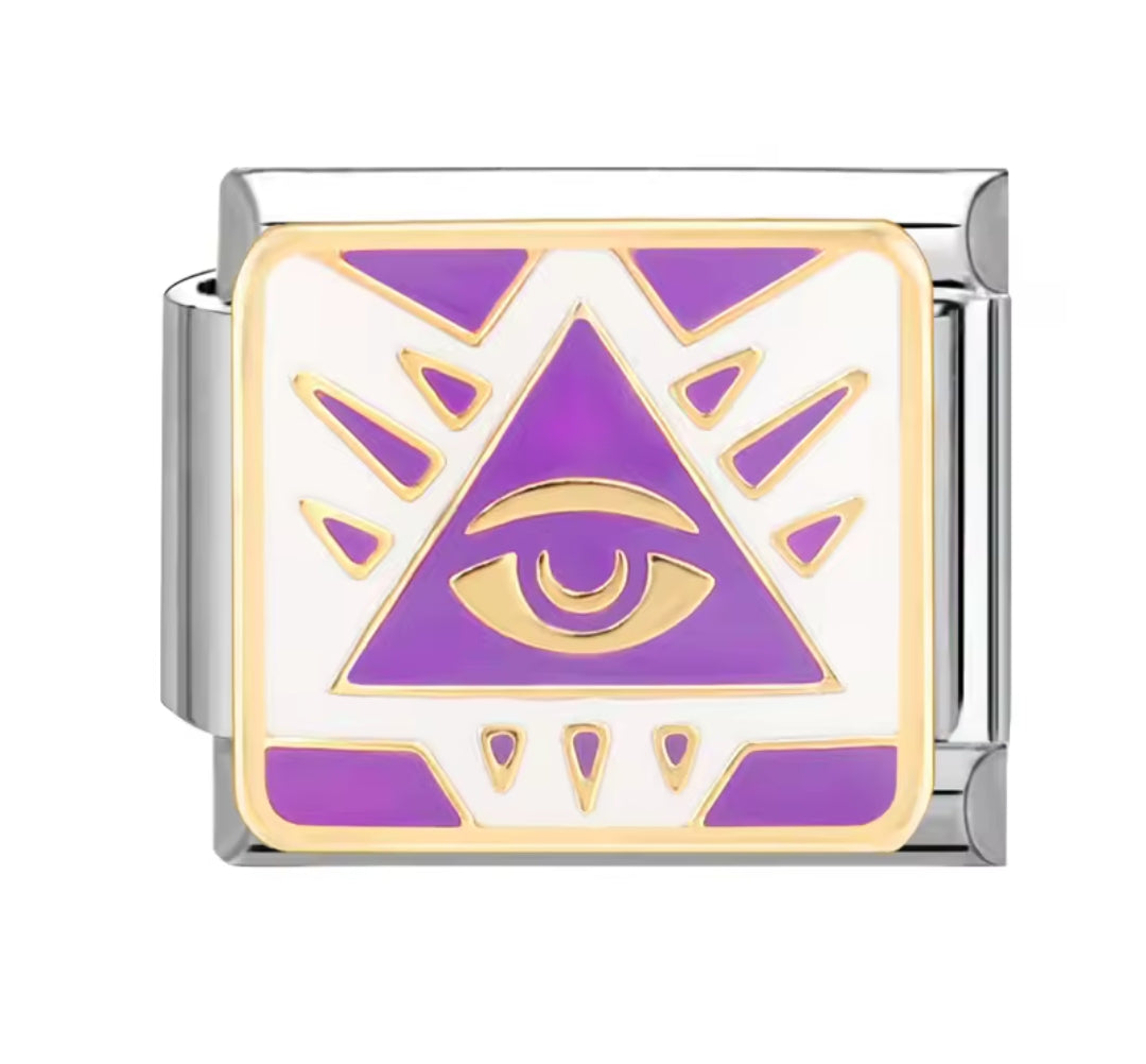 Charms Italianos Magia Morada