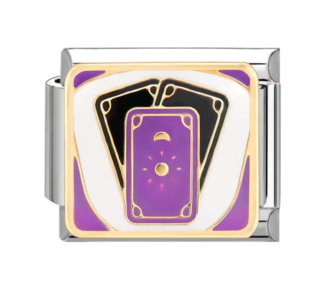Charms Italianos Magia Morada