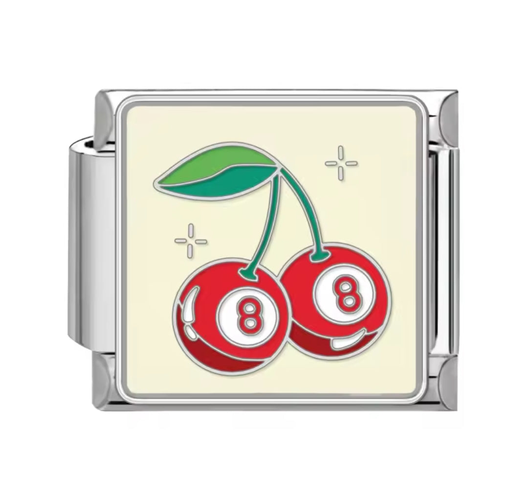 Charms Italianos de Cerezas y Moños