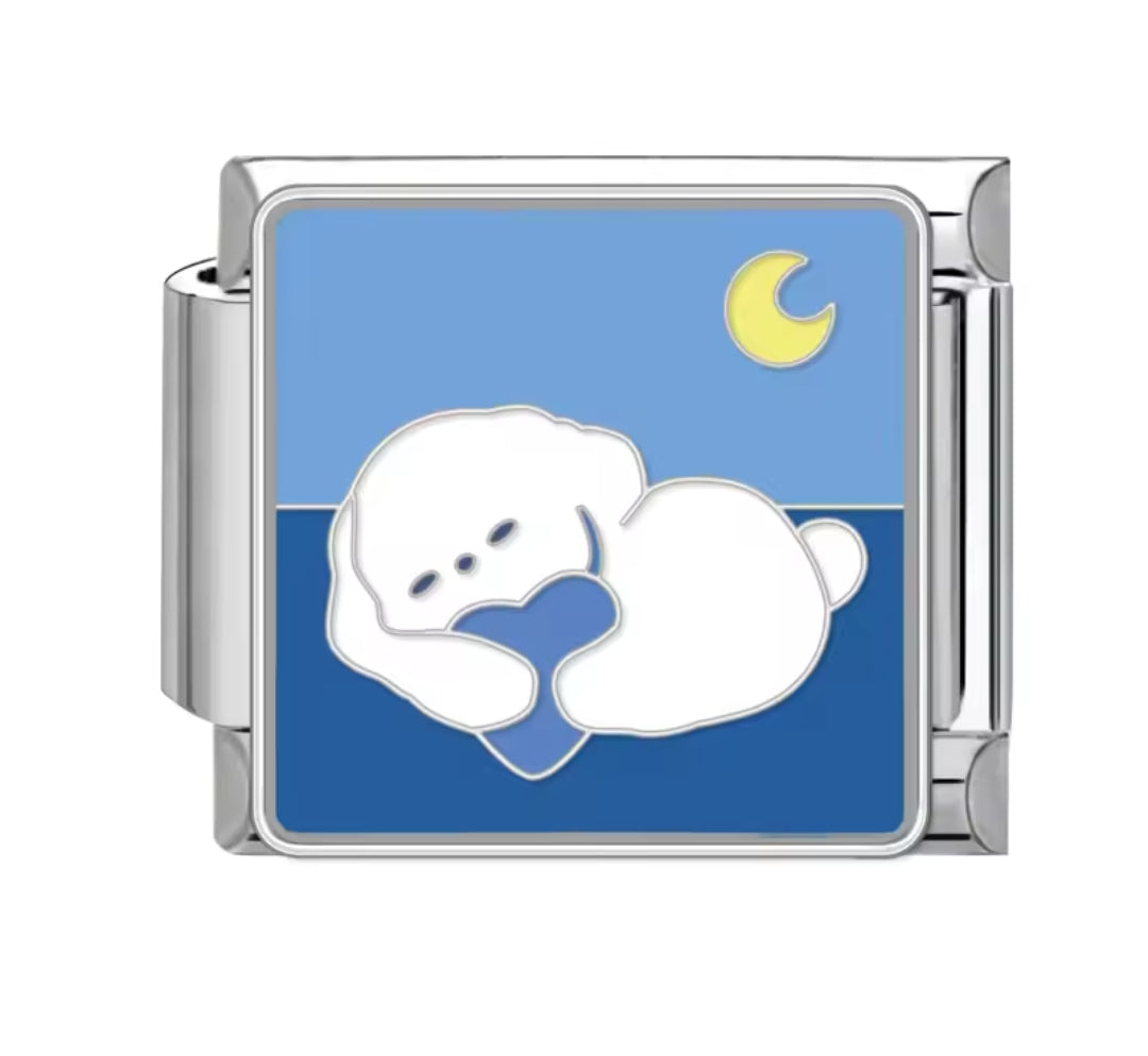 Charms Italianos de perritos y gatitos lindos