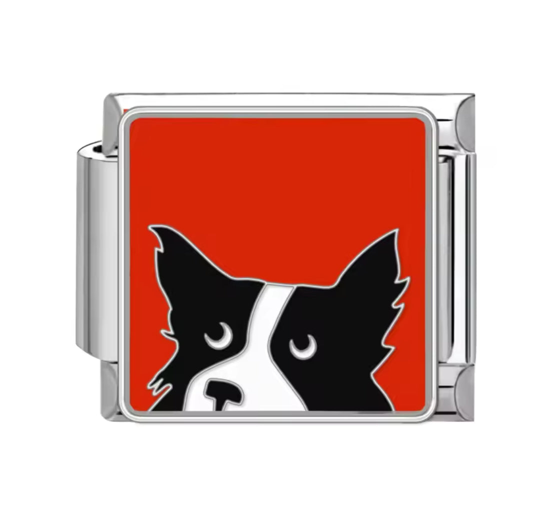 Charms Italianos de perritos y gatitos lindos