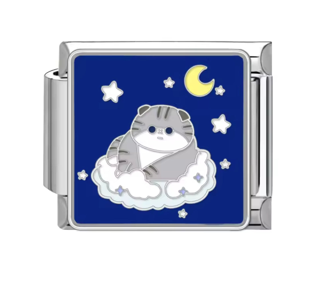 Charms Italianos de perritos y gatitos lindos