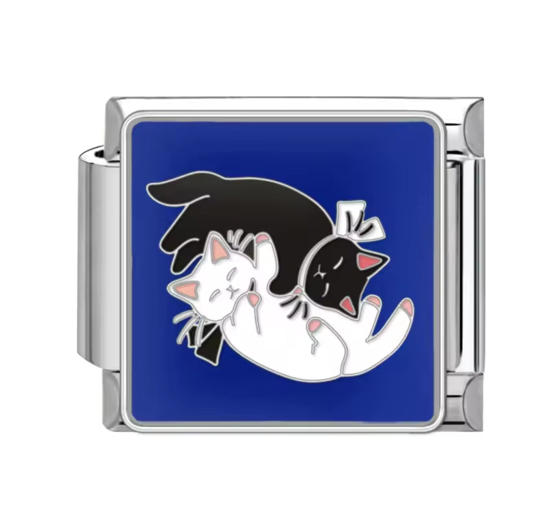 Charms Italianos de perritos y gatitos lindos