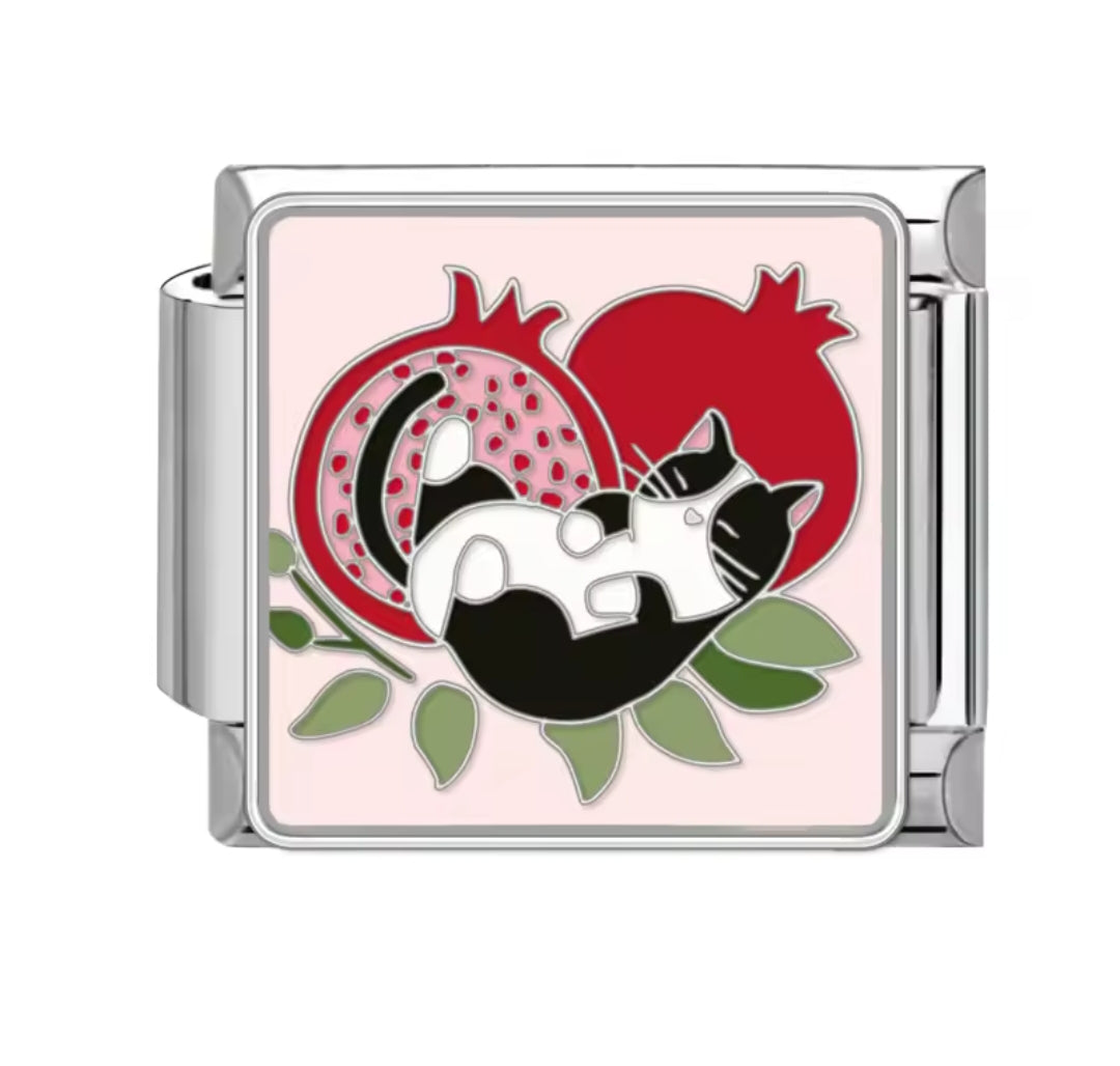 Charms Italianos de perritos y gatitos lindos