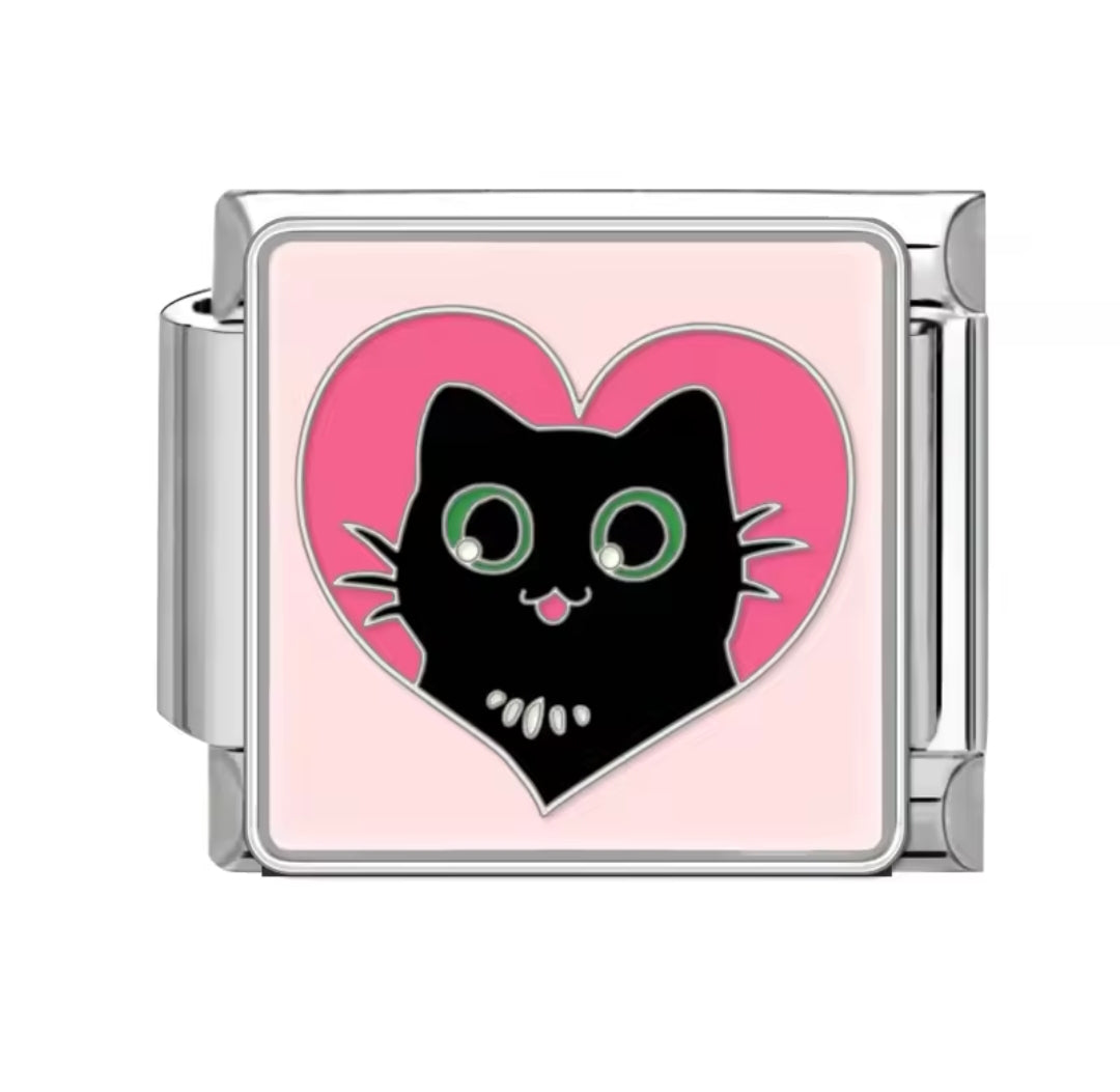 Charms italianos de gatitos