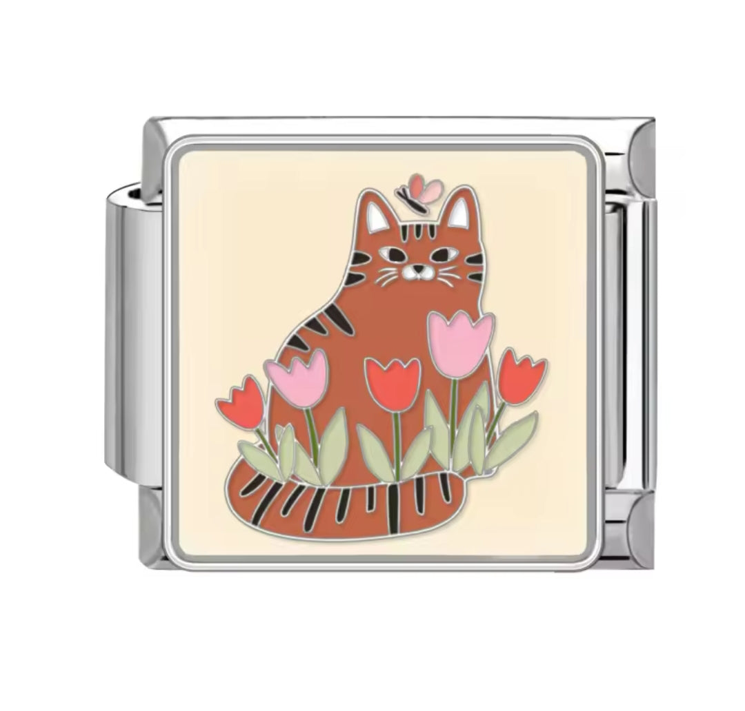 Charms italianos de gatitos