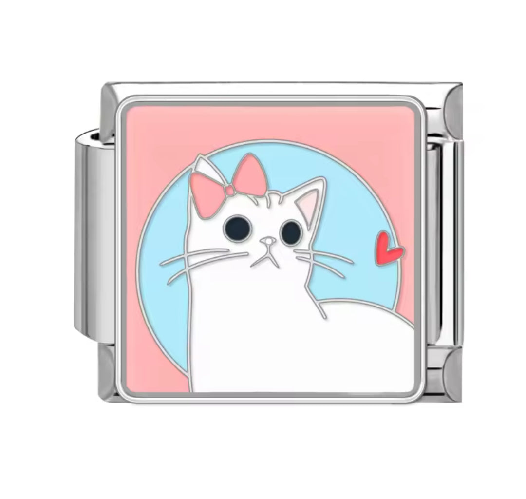 Charms italianos de gatitos