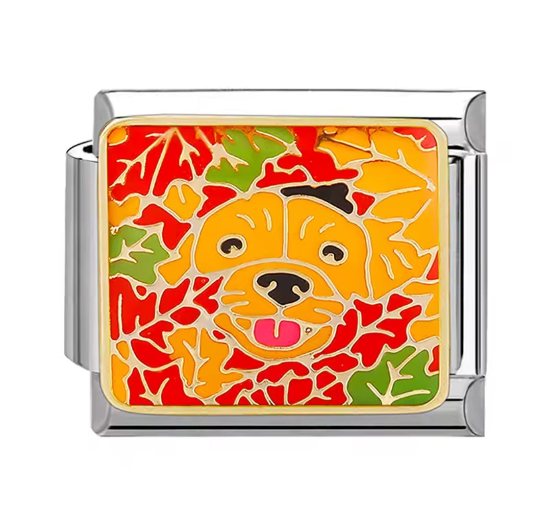 Charms Italianos de perritos y gatitos lindos