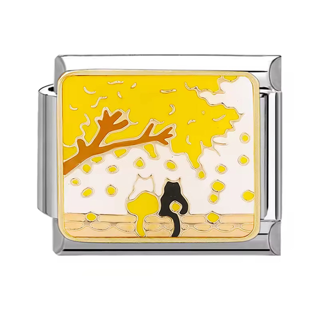 Charms italianos de gatitos