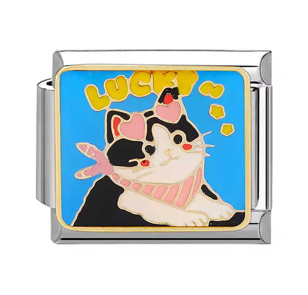 Charms italianos de gatitos