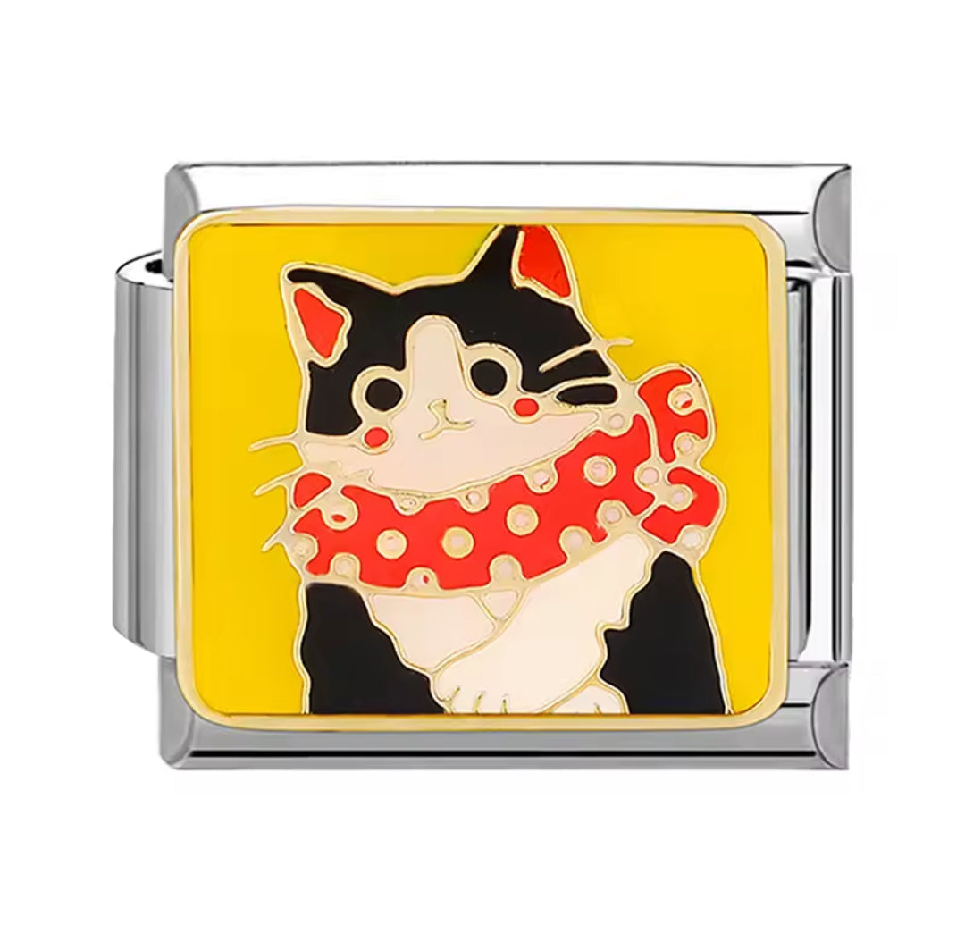 Charms italianos de gatitos