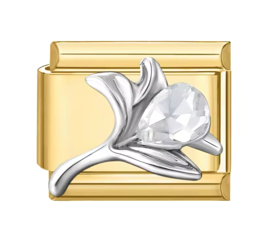 Charms italianos con cristales