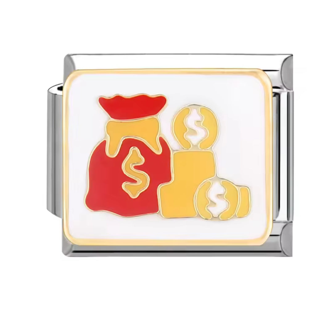 Charms italianos de Dinero y juegos de azar