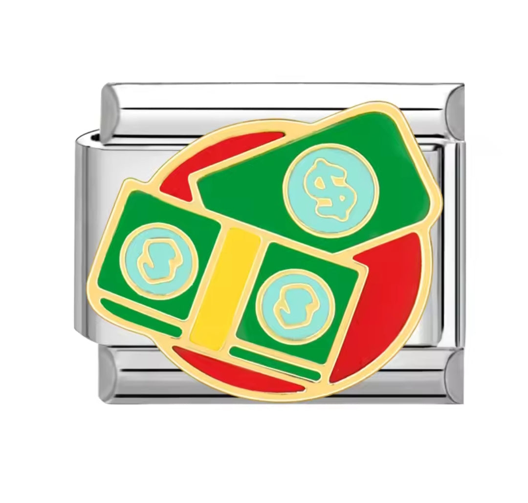 Charms italianos de Dinero y juegos de azar