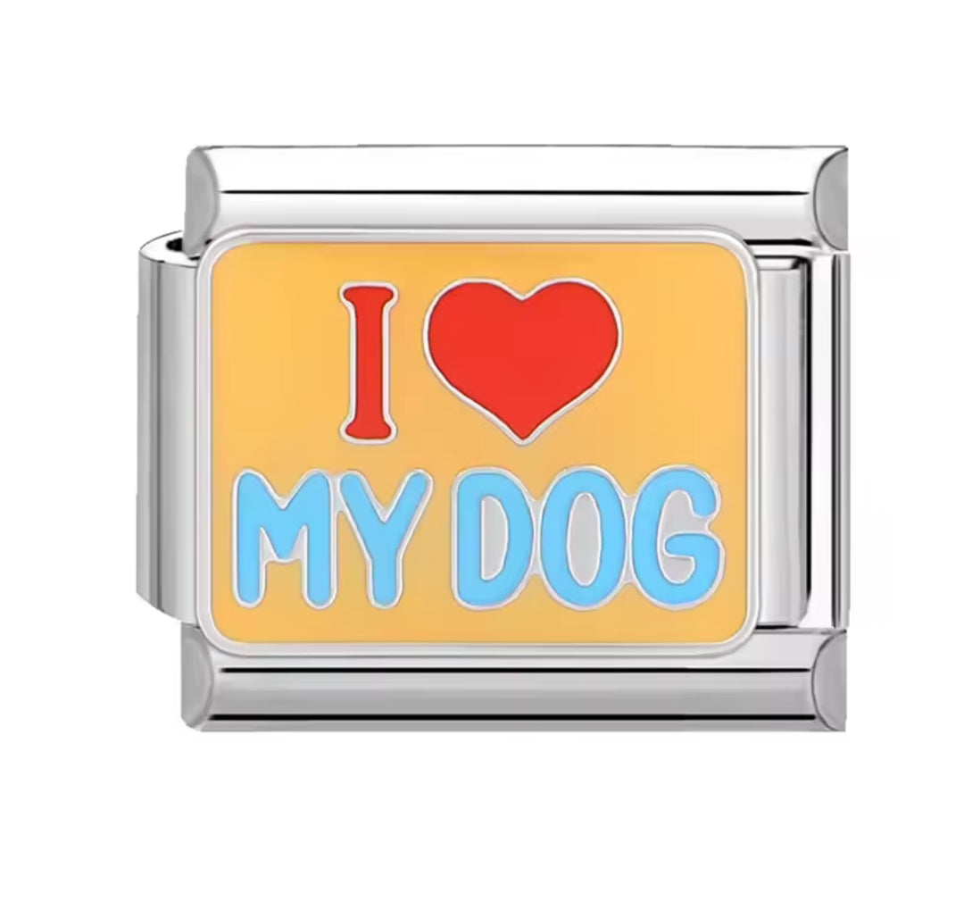 Charms italianos de estrellas y mascotas