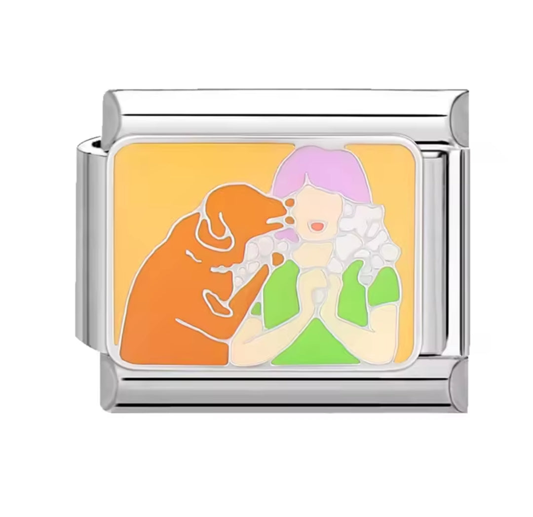 Charms italianos de estrellas y mascotas