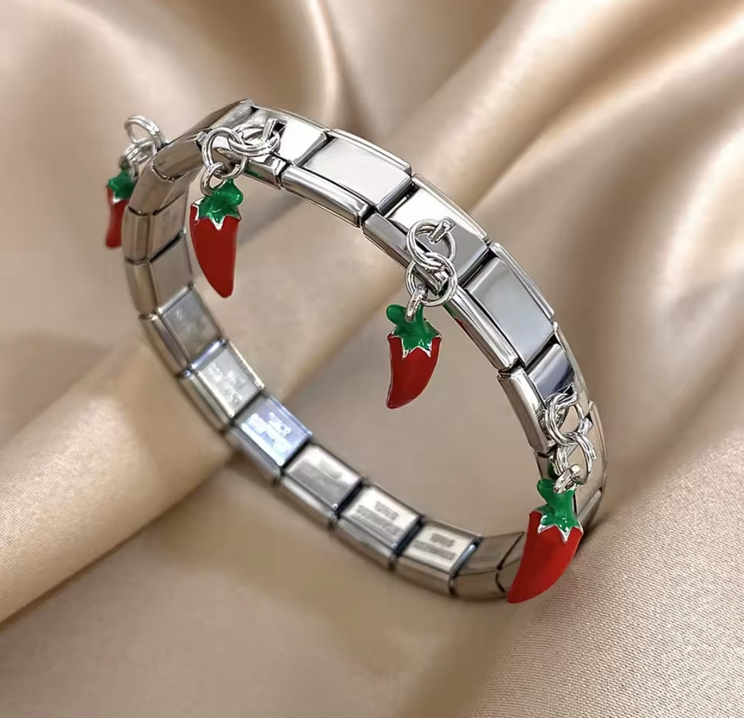 Brazalete de Charms Italianos