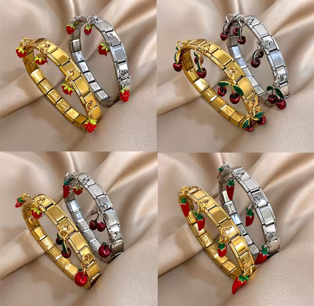 Brazalete de Charms Italianos