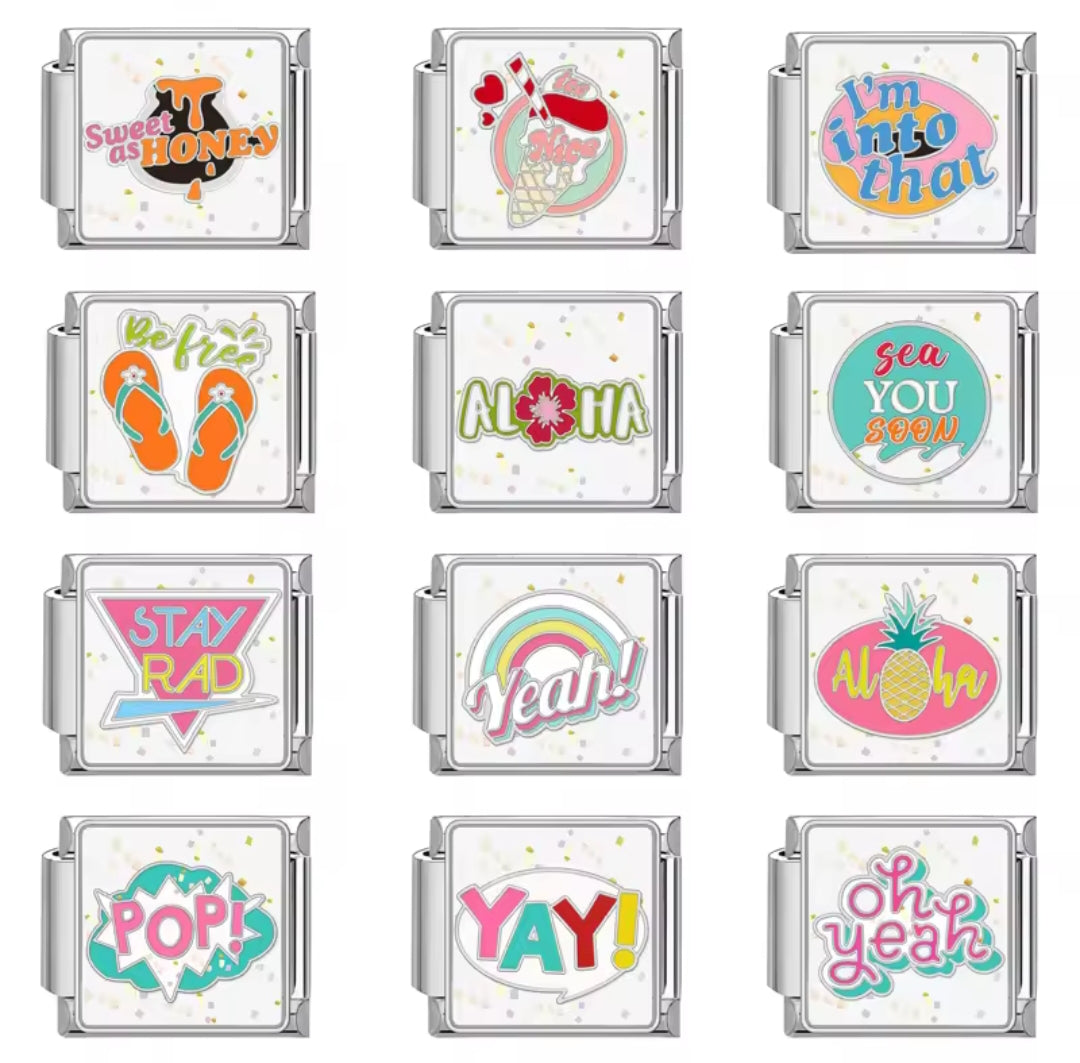 Charms italianos de Hawaii