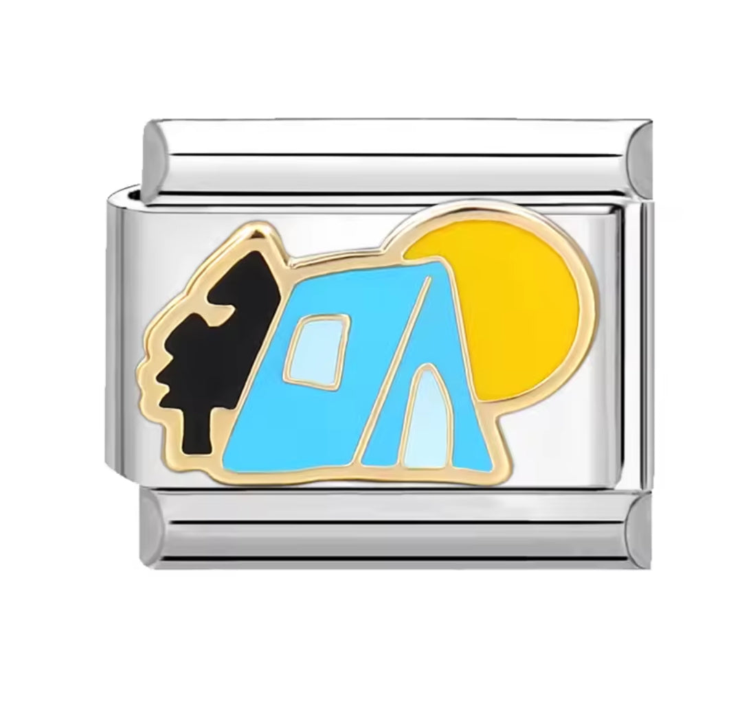 Charms italianos de Camping y viajes