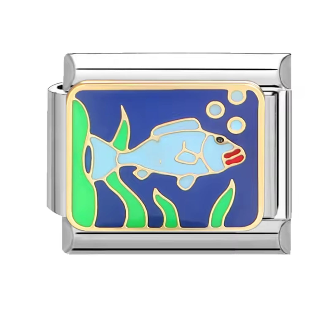 Charms italianos de Vida en rosa