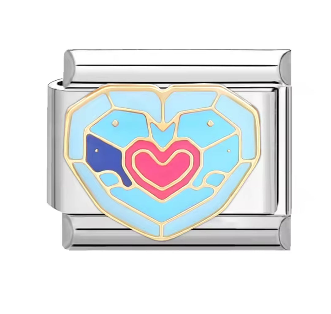 Charms italianos de Vida en rosa