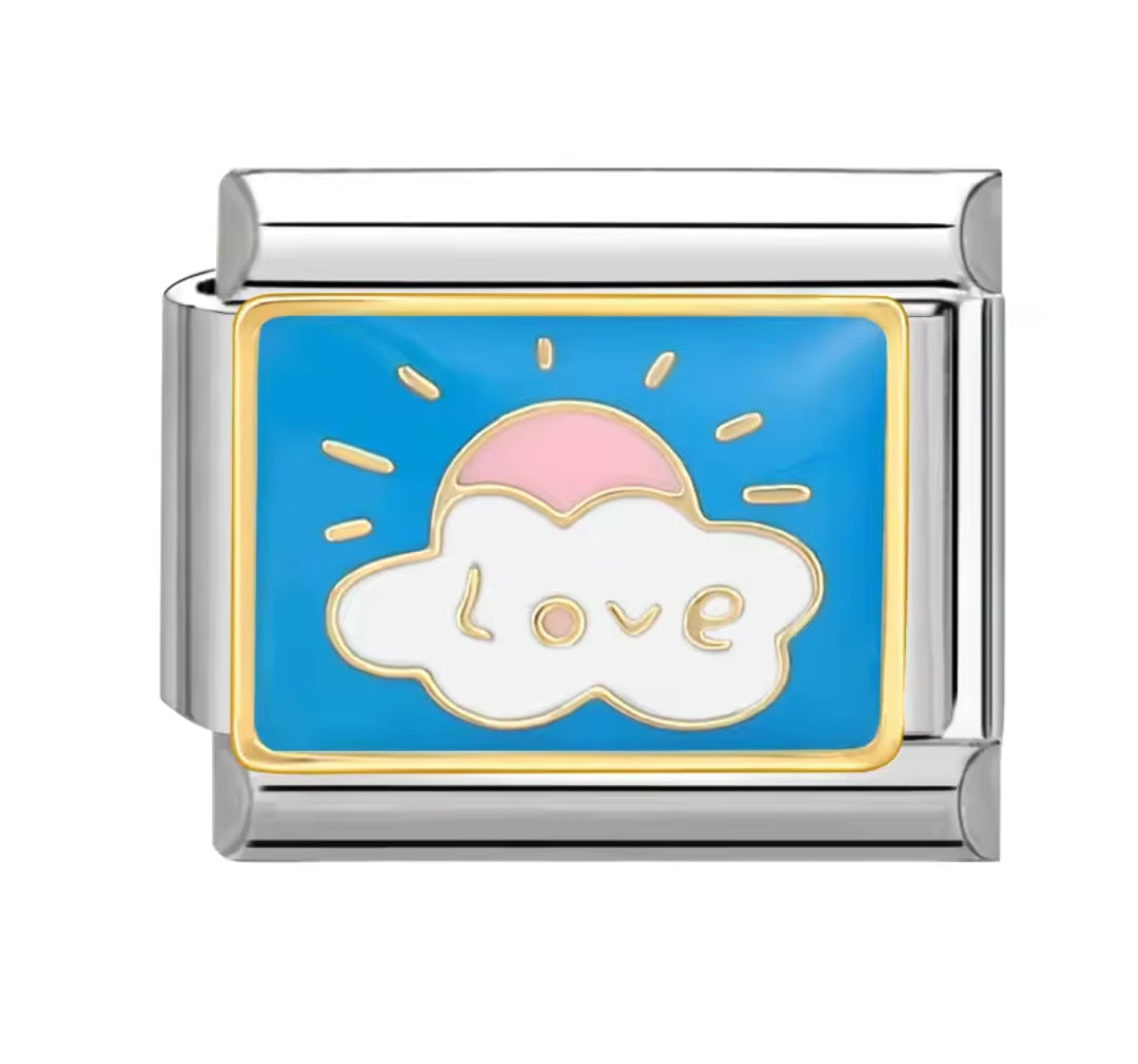 Charms italianos de Vida en rosa