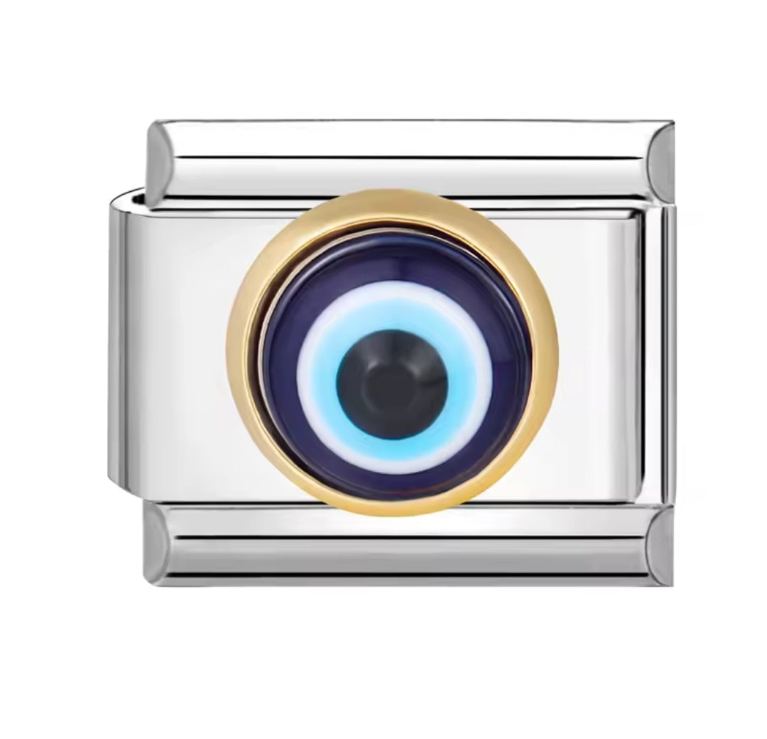 Charms italianos de estrellas y luna bohemia