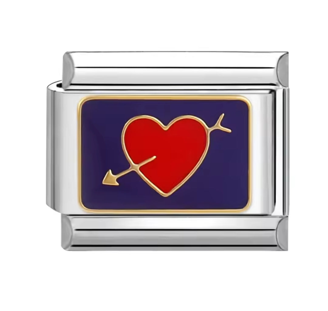 Charms italianos de estrellas y luna bohemia