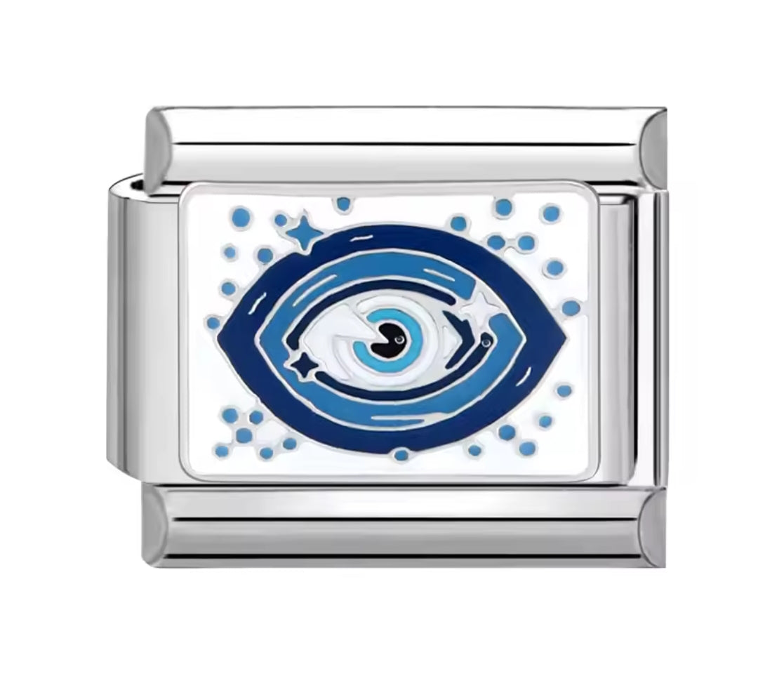 Charms italianos de estrellas y luna bohemia