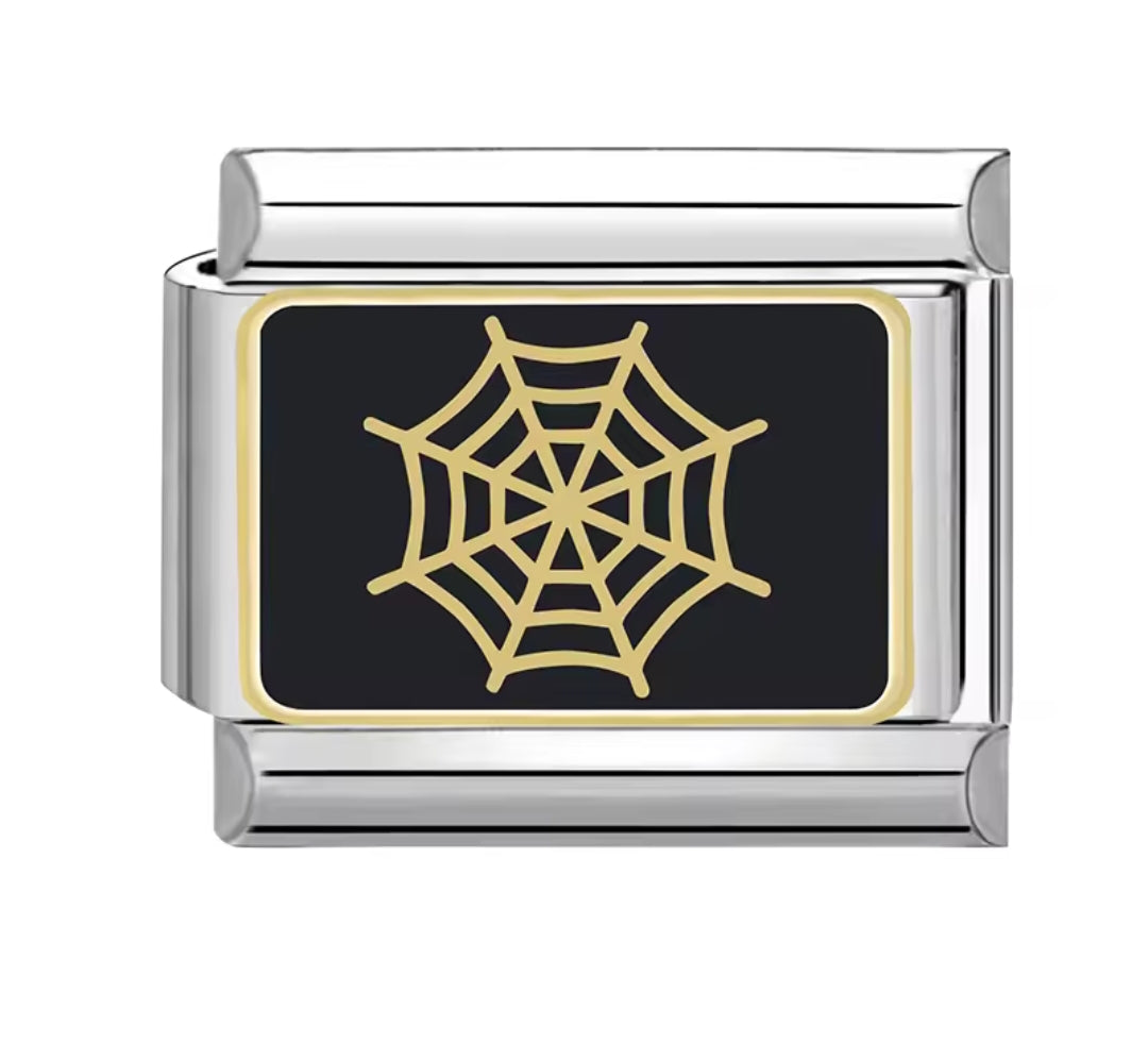 Charms italianos de estrellas y luna bohemia