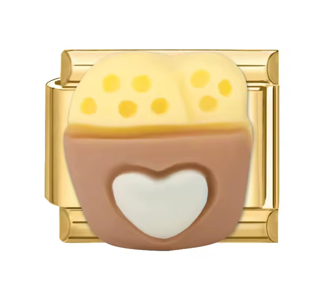 Charms italianos con relieve