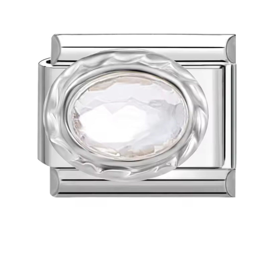 Charms italianos de cristales de colores