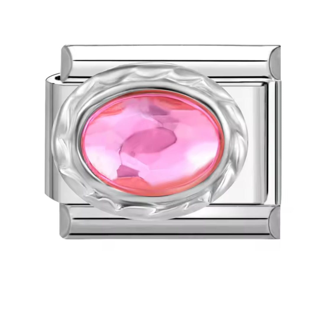 Charms italianos de cristales de colores