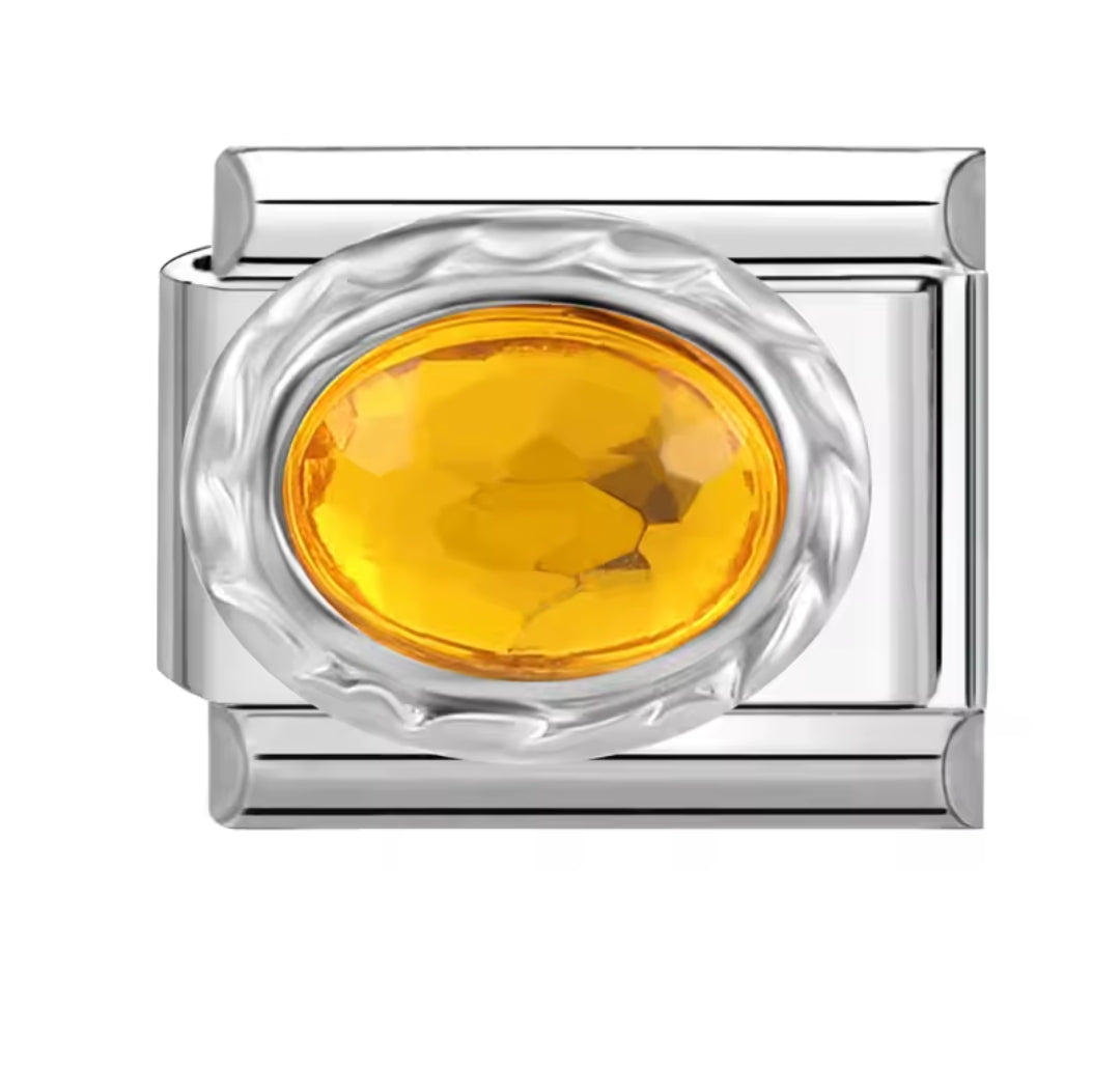 Charms italianos de cristales de colores