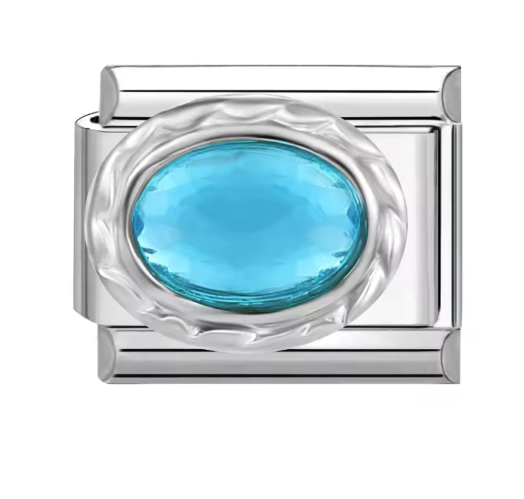 Charms italianos de cristales de colores