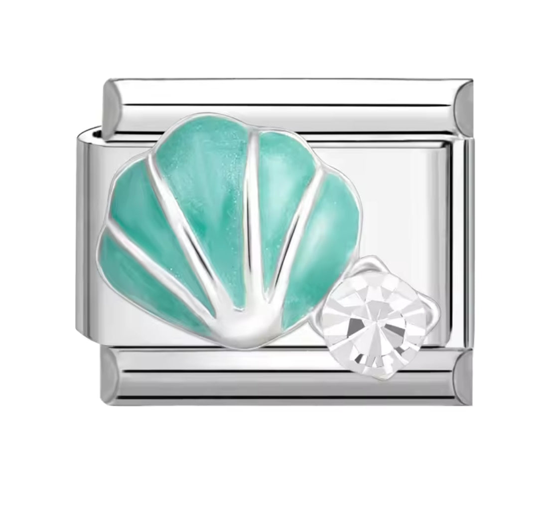 Charms italianos de cristales de colores