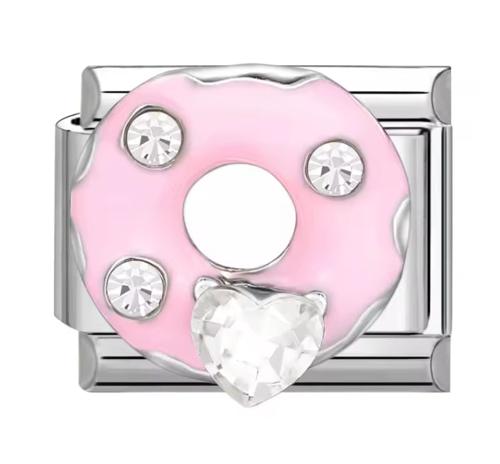 Charms italianos de cristales de colores