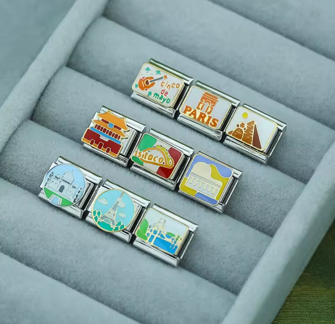 Charms Italianos de Cinco de Mayo