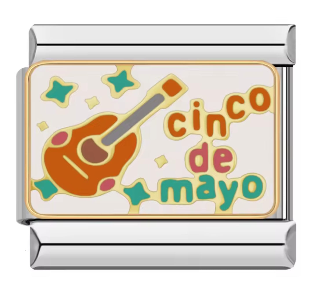 Charms Italianos de Cinco de Mayo