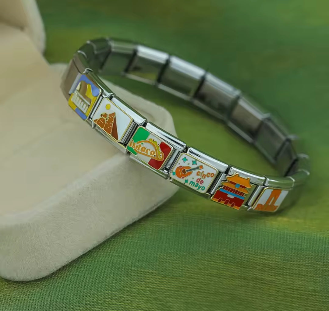 Charms Italianos de Cinco de Mayo