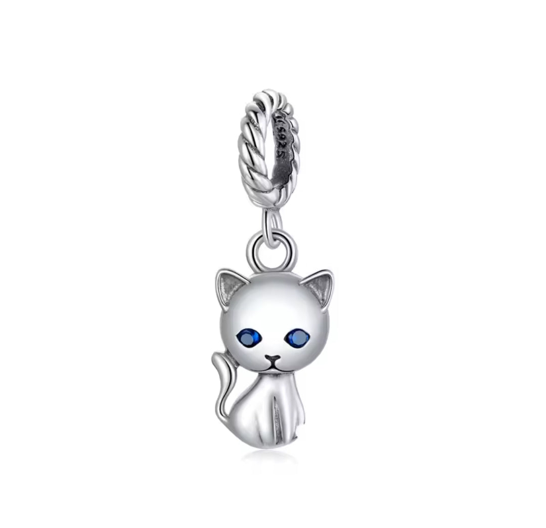 Charm Gatito Pandora Me de plata s925